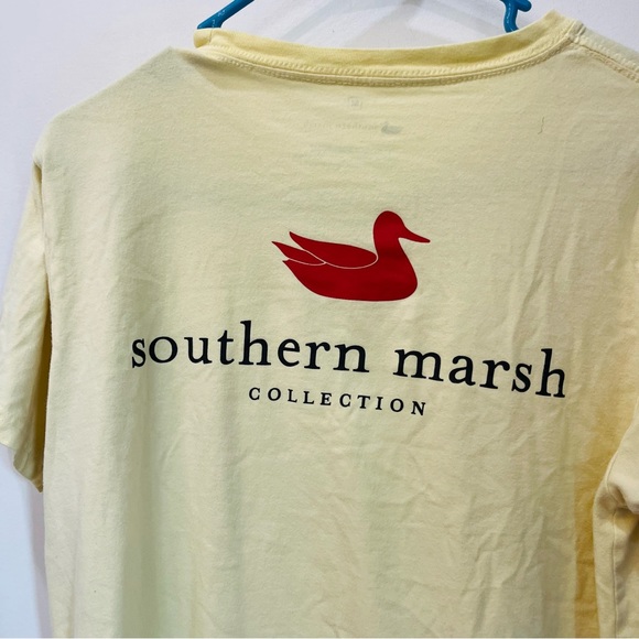 Southern Marsh Men’s t shirt yellow size Medium - Picture 4 of 7